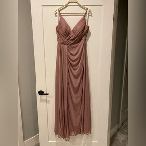 Azazie Evalin Dress Vintage Mauve